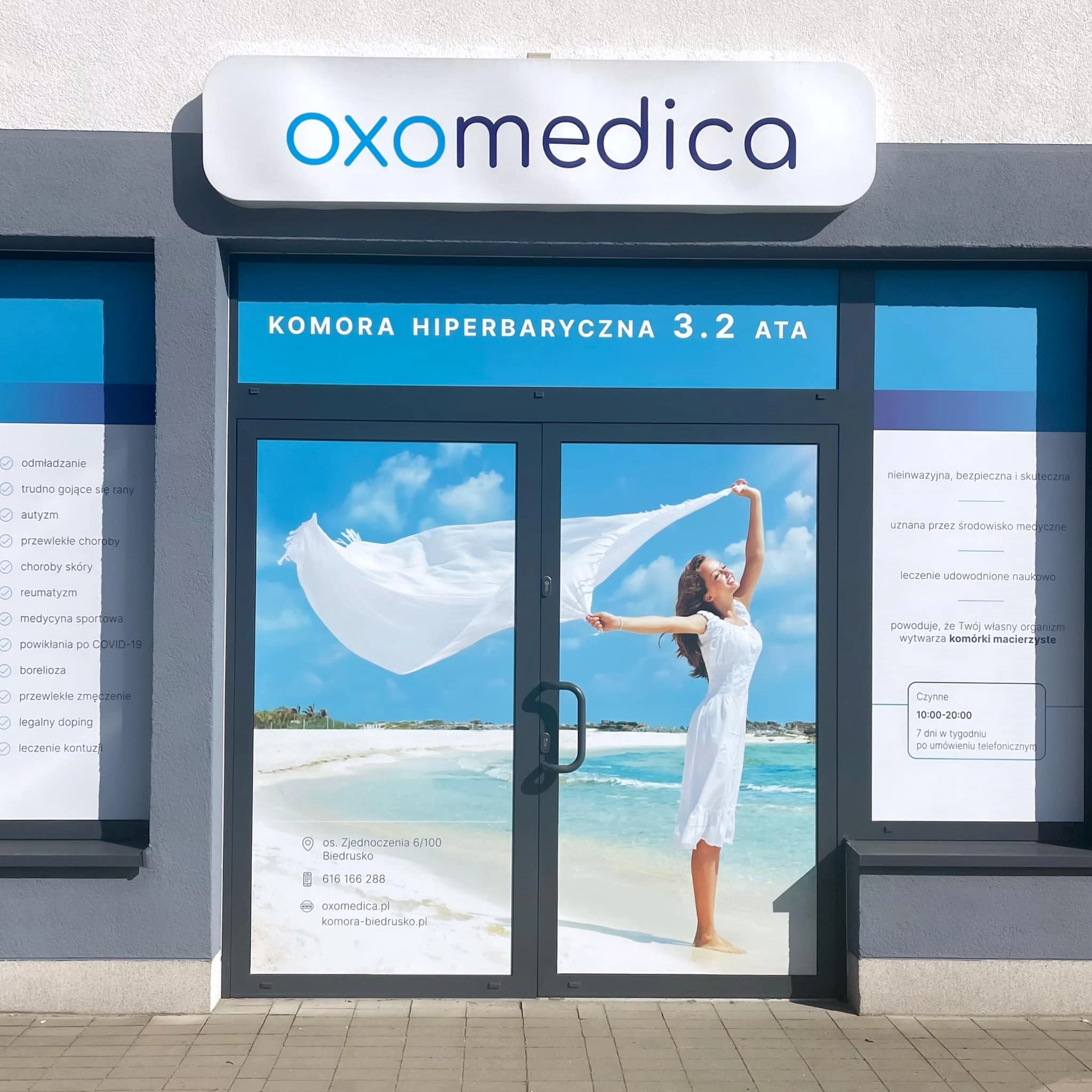 oxomedica.pl wejście w Poznań Biedrusko